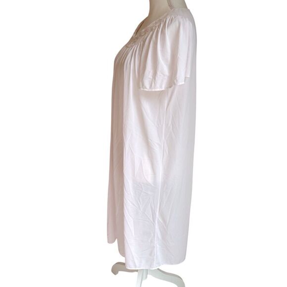 Miss Elaine Pink Nylon Nightgown Size Small - Picture 5 of 7